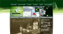 Desktop Screenshot of construtorasantanna.com.br