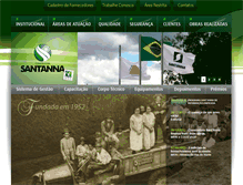 Tablet Screenshot of construtorasantanna.com.br